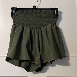Green shorts from Aerie
